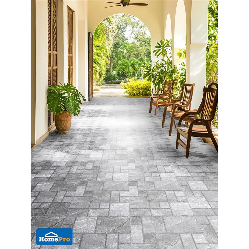 กระเบื้องพื้น 18x18 นิ้ว TARA พินอิน เทา PM 1 ตร.ม.