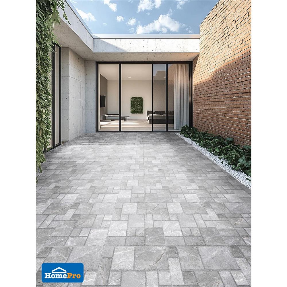 กระเบื้องพื้น 18x18 นิ้ว TARA พินอิน เทา PM 1 ตร.ม.