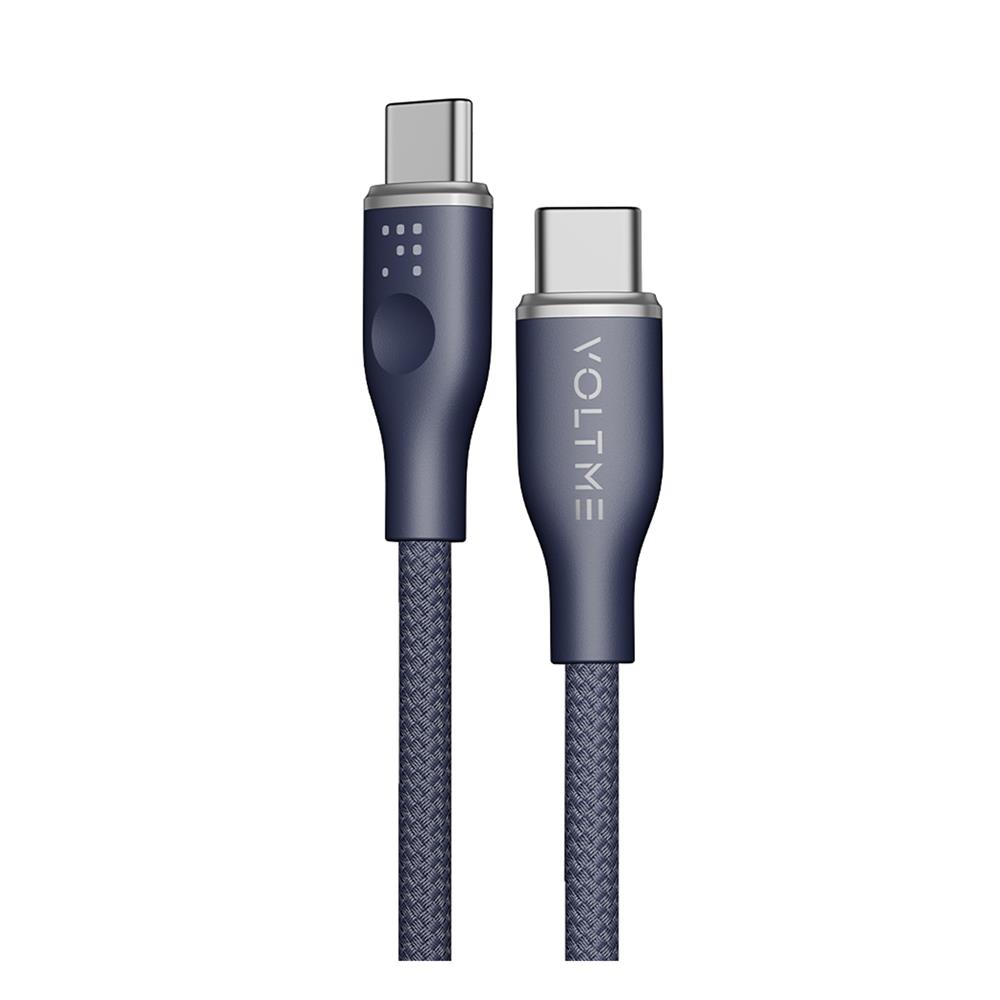 สายชาร์จ USB-C TO USB-C VOLTME POWERLINK RUGG C2054 1.8 เมตร สีฟ้า