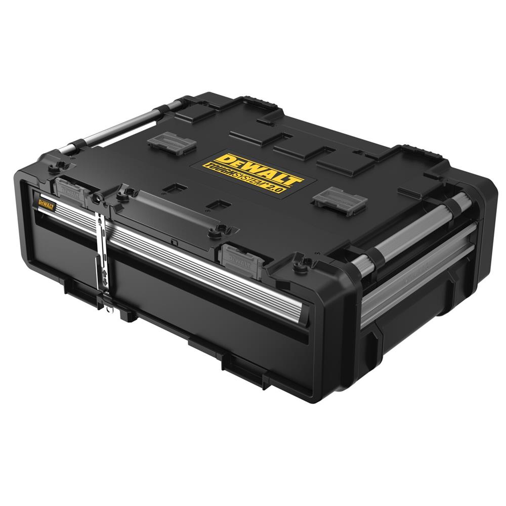 กล่องเครื่องมือลิ้นชัก 1 ชั้น พลาสติก-เหล็ก DEWALT TOUGH SYSTEM 2.0 DXL 77X55X28 ซม.