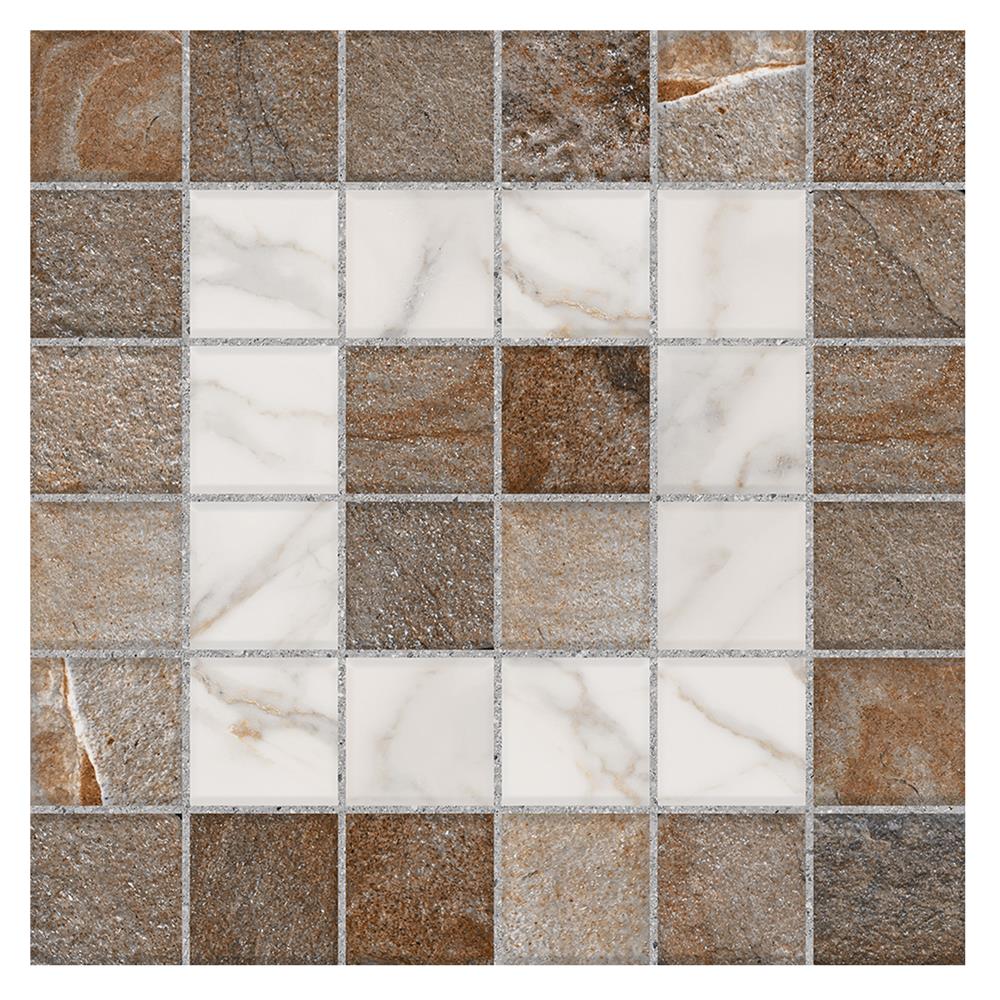 กระเบื้องพื้น 18x18 นิ้ว TARA เฟอริโอ น้ำตาล PM 1 ตร.ม.