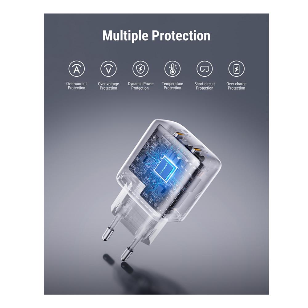 ชุดสายชาร์จ C TO C VOLTME V2021T 35W สีดำ