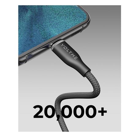 ชุดสายชาร์จ C TO C VOLTME V2021T 35W สีดำ_5