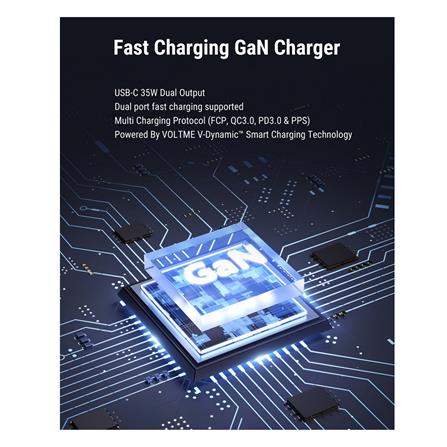 ชุดสายชาร์จ C TO C VOLTME V2021T 35W สีดำ_7