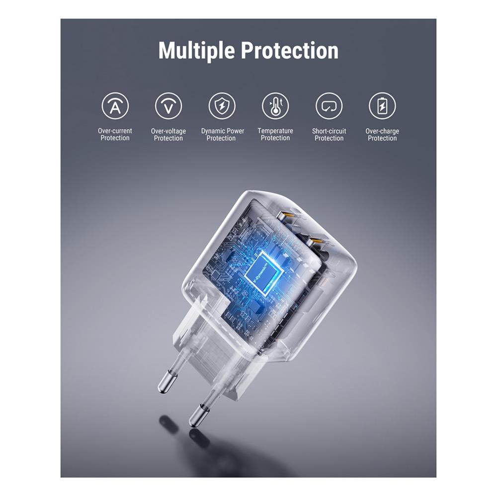 ชุดสายชาร์จ USB-C TO USB-C VOLTME V2022T 35W สีขาว