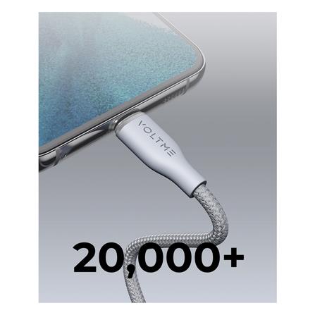 ชุดสายชาร์จ USB-C TO USB-C VOLTME V2022T 35W สีขาว_6