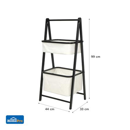 ชั้นตะกร้าอเนกประสงค์ PLIM LOFT 44x33x99 ซม. สีขาว_5