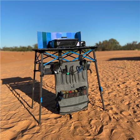 โต๊ะพับแคมป์ปิ้ง NAVIGATOR สีฟ้า/ดำ_2