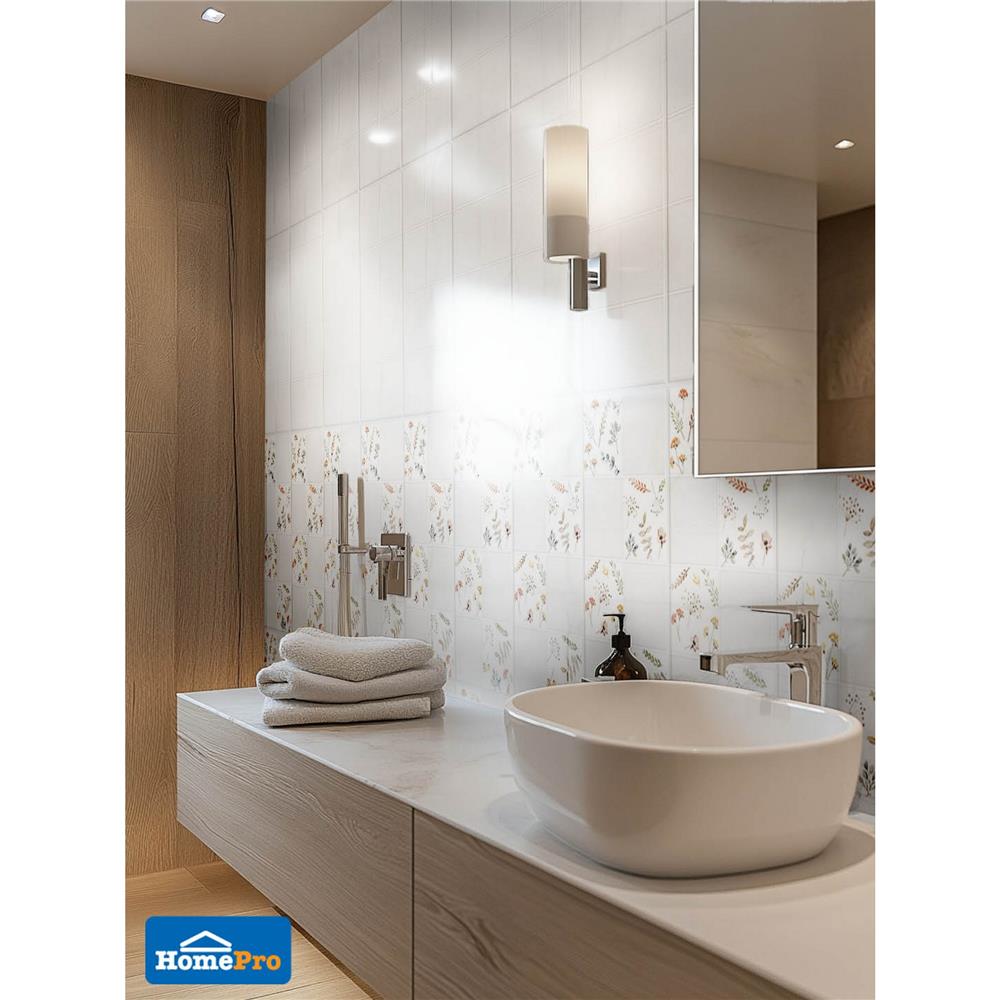 กระเบื้องผนัง 8x16 นิ้ว DURAGRES นาซีน เทา A 1 ตร.ม.