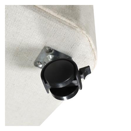 ถังผ้าเหลี่ยมมีล้อ PLIM LOFT 40.5x33x65 ซม. สีขาว_5