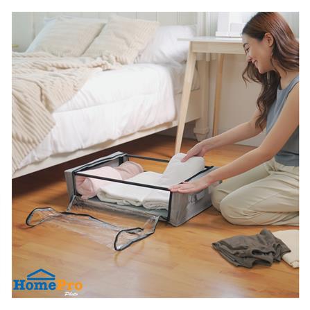 กล่องผ้าอเนกประสงค์มีล้อ PLIM MABEL SIZE L สีเทา_6