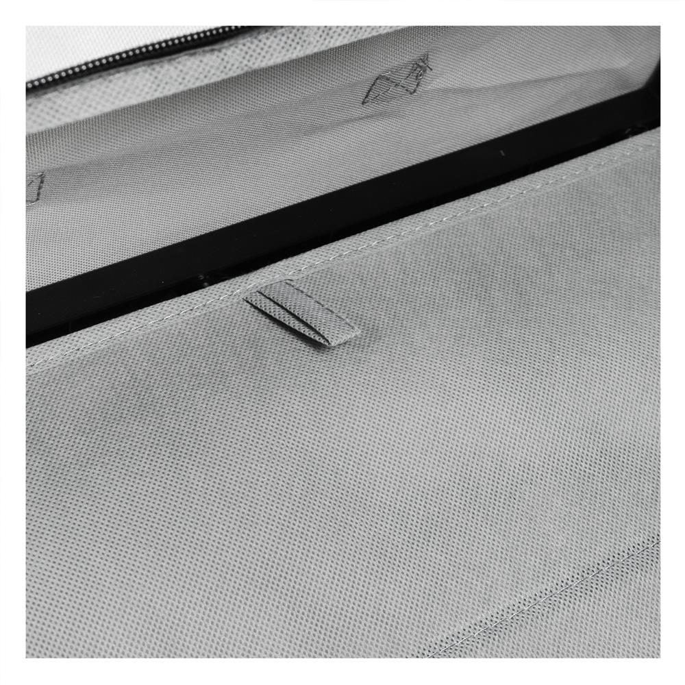 กล่องผ้าอเนกประสงค์มีล้อ PLIM MABEL SIZE M สีเทา