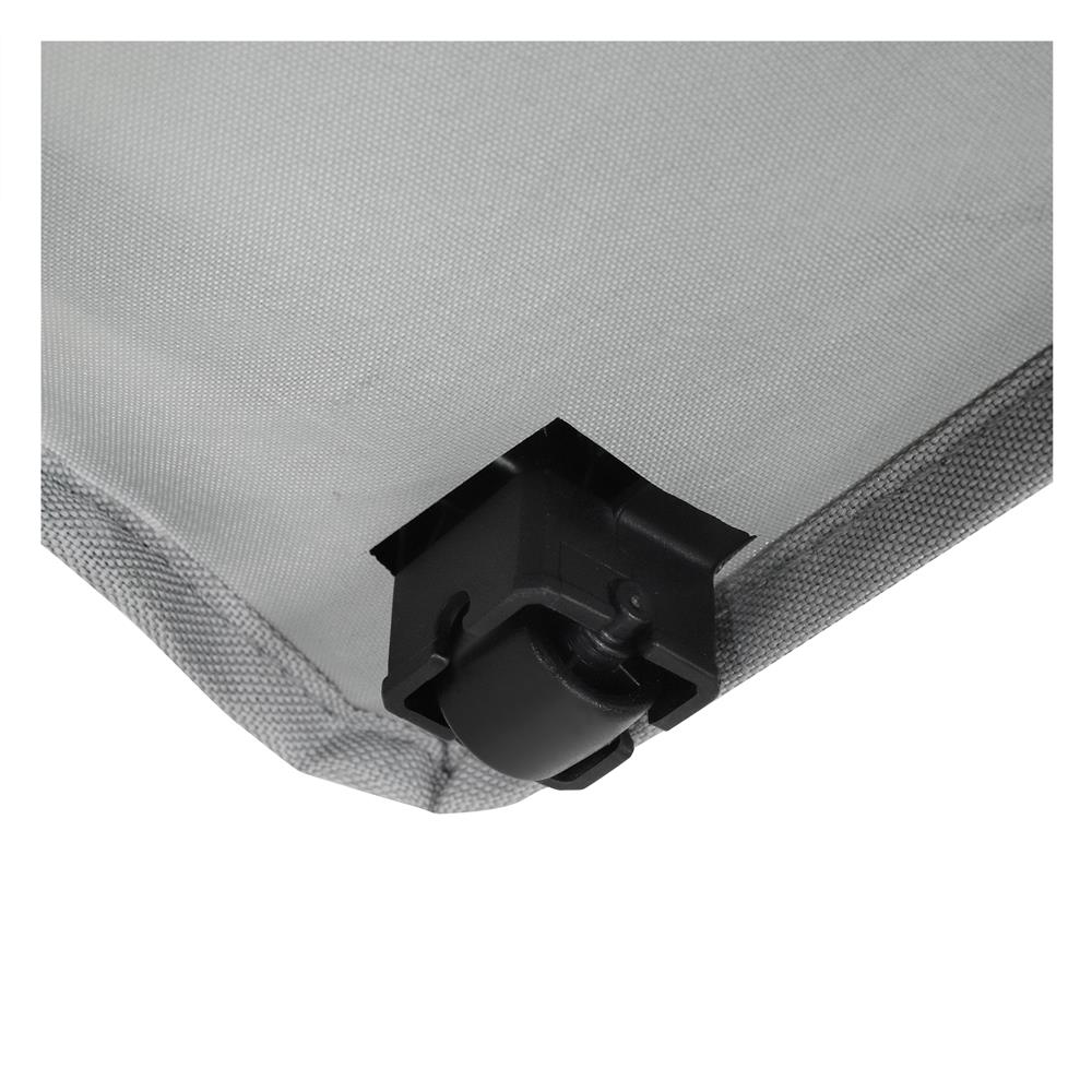 กล่องผ้าอเนกประสงค์มีล้อ PLIM MABEL SIZE M สีเทา