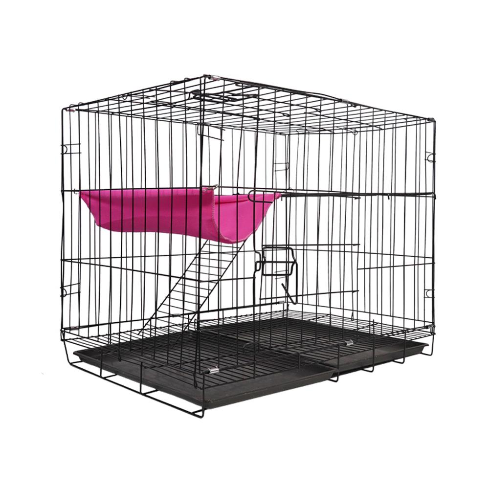 กรงแมว 2 ชั้น PETUS  70 ซม. สีดำ