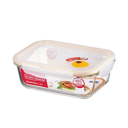 กล่องอาหาร LOCKNLOCK EURO 1 ลิตร สีใส_0