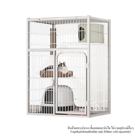 กรงแมว PETUS 71X54X100 ซม. สีขาว_0