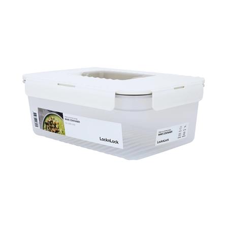 กล่องอาหาร LOCKNLOCK WAVE CONTAINER 3.5 ลิตร สีขาว_0