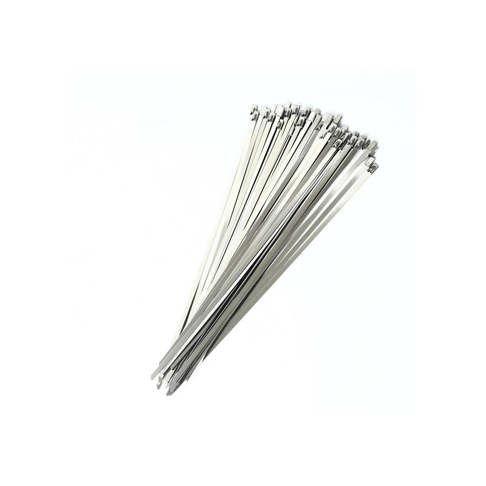 เคเบิ้ลไทร์สเตนเลส TAKAMURA 6 นิ้ว 4.6x150 มม. สีเงิน (แพ็ก 50 ชิ้น)