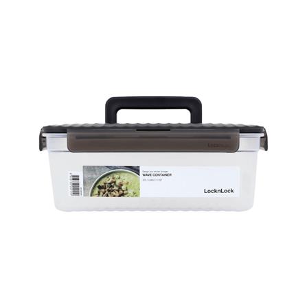 กล่องอาหาร LOCKNLOCK WAVE CONTAINER 3.5 ลิตร สีเทา_1