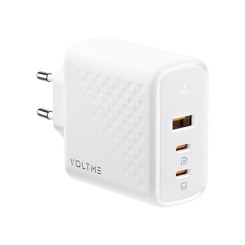 อะแดปเตอร์ USB-A&C VOLTME V2026V1 100W สีขาว