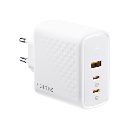 อะแดปเตอร์ USB-A&C VOLTME V2026V1 100W สีขาว_0