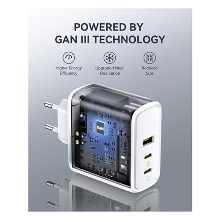 อะแดปเตอร์ USB-A&C VOLTME V2026V1 100W สีขาว_1