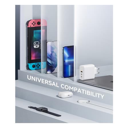 อะแดปเตอร์ USB-A&C VOLTME V2026V1 100W สีขาว_5