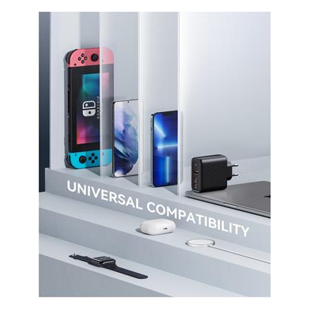 อะแดปเตอร์ USB-A&C VOLTME V2025V1 100W สีดำ_4