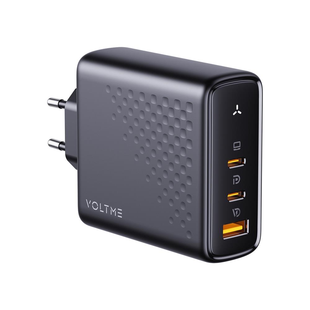 อะแดปเตอร์ USB-A&C VOLTME V2027TH 140W สีดำ