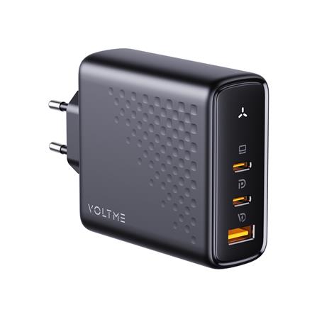 อะแดปเตอร์ USB-A&C VOLTME V2027TH 140W สีดำ_0