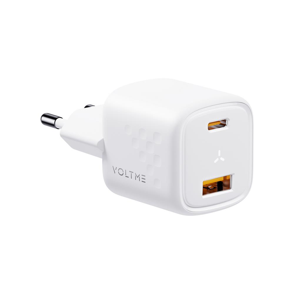 อะแดปเตอร์ USB-A&C VOLTME V2016TH 30W สีขาว