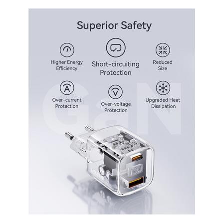 อะแดปเตอร์ USB-A&C VOLTME V2016TH 30W สีขาว_1