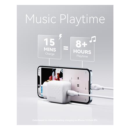 อะแดปเตอร์ TYPE C VOLTME V2018TH 20W สีขาว_3