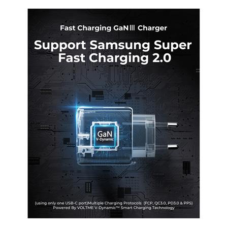 อะแดปเตอร์ USB-A&C VOLTME V2114TH 45W สีขาว_3