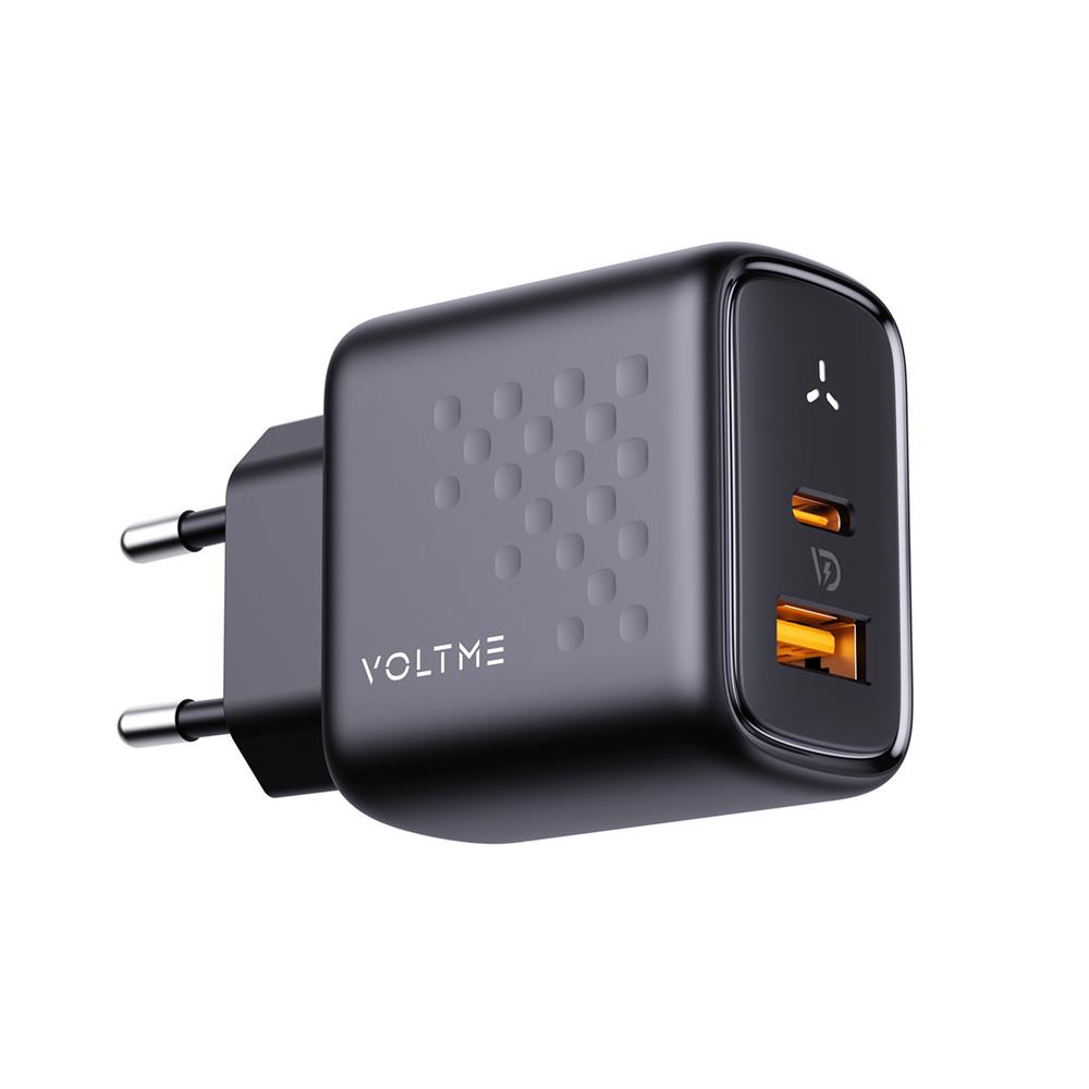 อะแดปเตอร์ USB-A&C VOLTME V2113TH 45W สีดำ