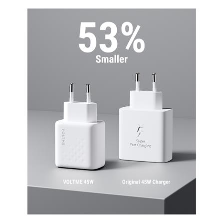 อะแดปเตอร์ TYPE C VOLTME V2112TH 45W สีขาว_2