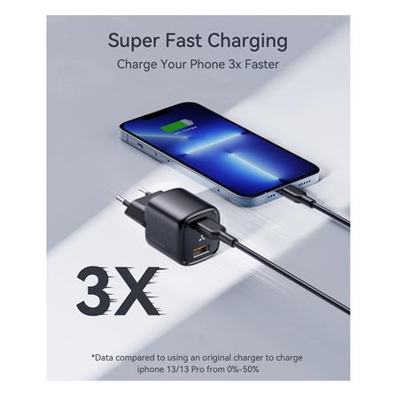 อะแดปเตอร์ USB-A&C VOLTME V2015TH 30W สีดำ_3