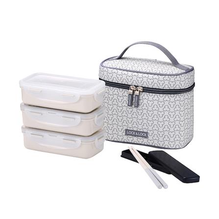 ชุดกล่องอาหาร LOCKNLOCK HPL754CI 0.35 ลิตร_0