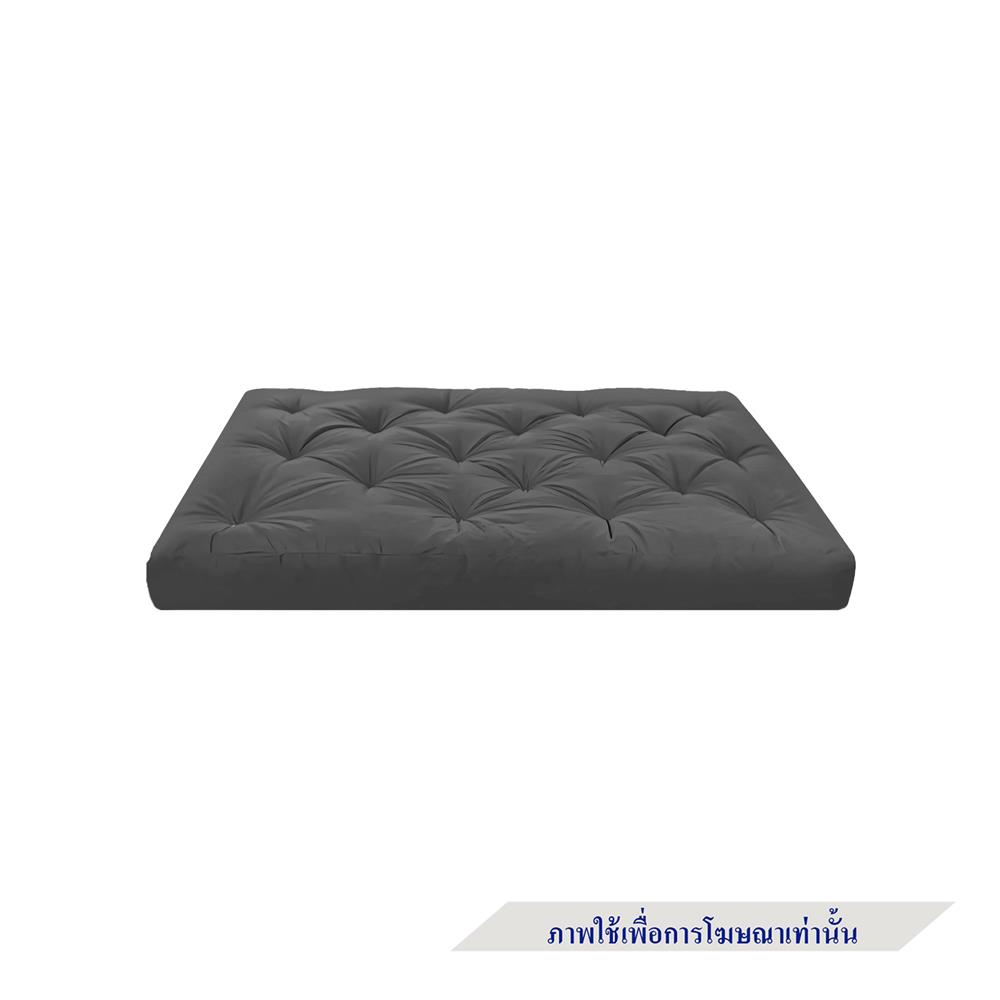 ท็อปเปอร์ 3.5 ฟุต KAWA ลายบุ๋ม หนา 6 นิ้ว สีเทาเข้ม