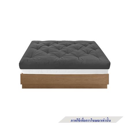 ท็อปเปอร์ 3.5 ฟุต KAWA ลายบุ๋ม หนา 6 นิ้ว สีเทาเข้ม_1