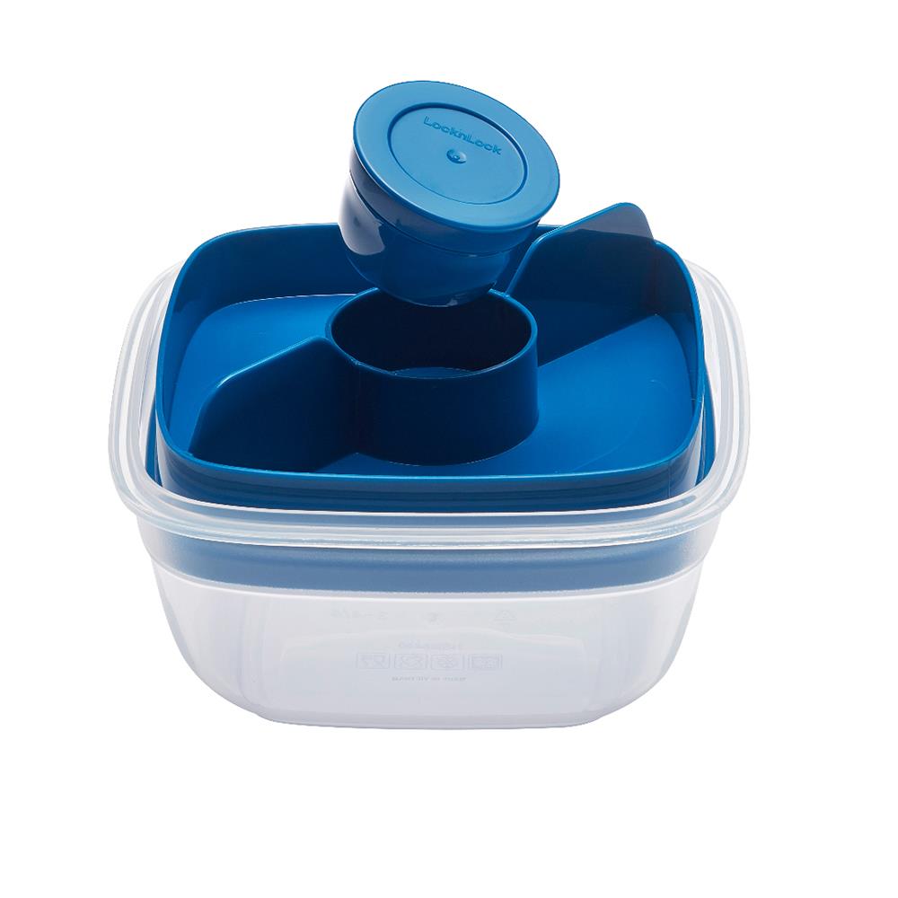 กล่องอาหาร LOCKNLOCK TO GO 950 มล. สีน้ำเงิน