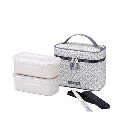 ชุดกล่องอาหาร LOCKNLOCK HPL754CI 0.51 ลิตร สีครีม_0