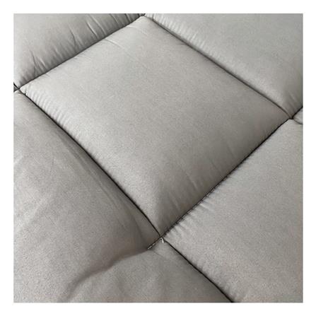 ท็อปเปอร์ 6 ฟุต KAWA ลายตาราง หนา 4 นิ้ว สีเทาอ่อน_1