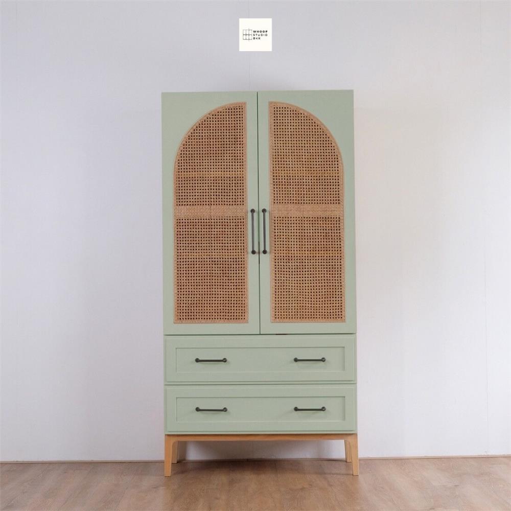 ตู้สูงบานผสม WHOOP LAMAI 90 ซม. สี ARTICHOKE