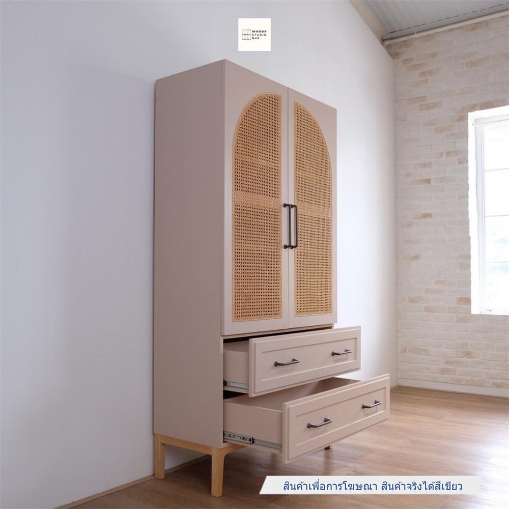 ตู้สูงบานผสม WHOOP LAMAI 90 ซม. สี ARTICHOKE