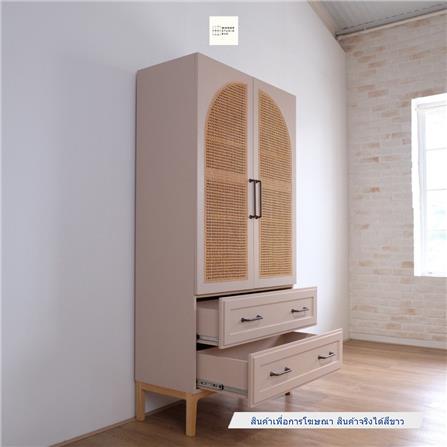 ตู้สูงบานผสม WHOOP LAMAI 90 ซม. สีขาว_1