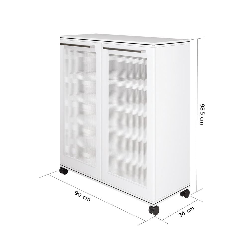 ตู้วางรองเท้า 6 ชั้น KING ZERCONPLUS 90 ซม. สีขาว