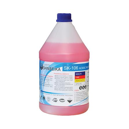 น้ำยาทำความสะอาดคราบสนิม SHINSEIKA SK-106 สูตรกรด 4 ลิตร_0