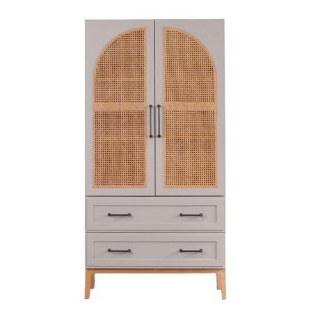 ตู้สูงบานผสม WHOOP LAMAI 90 ซม. สี MIST GREY_0