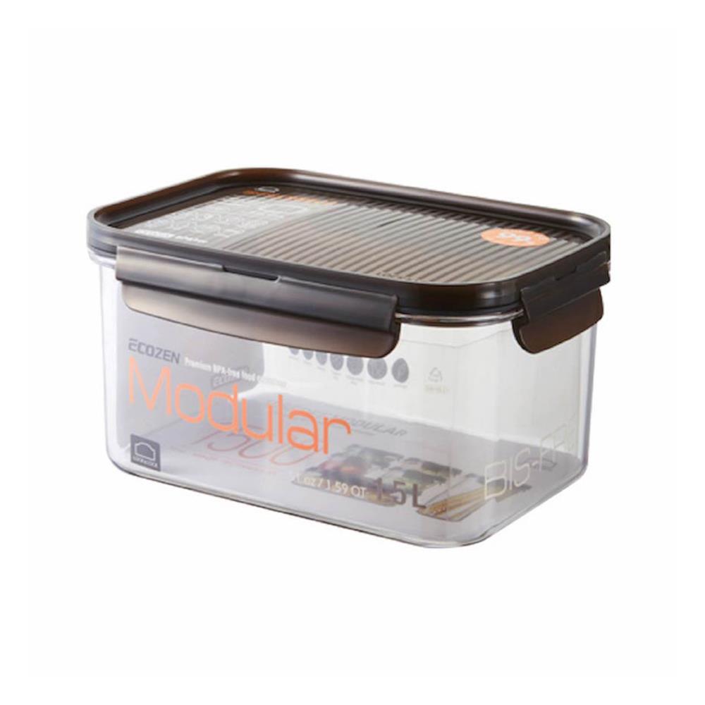 กล่องอาหาร LOCKNLOCK LBF405 1.5 ลิตร สีดำ/ใส